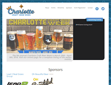 Tablet Screenshot of charlottecraftbeerweek.org